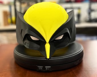 Máscara de Wolverine impresa en 3D: casco de cosplay de tamaño completo