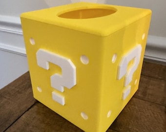 Drukowana w 3D okładka na pudełko z pytaniami Super Mario