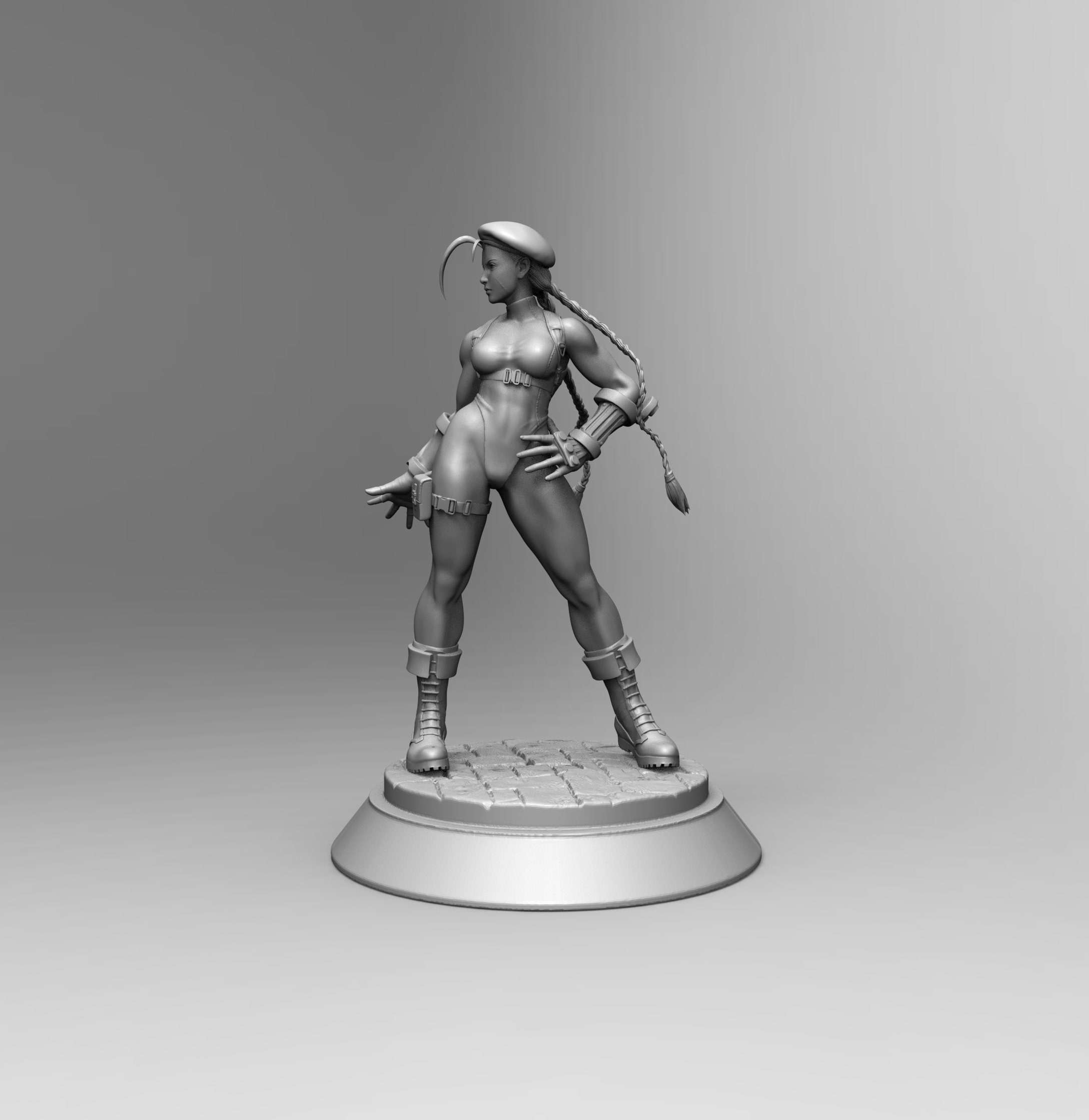 3MF file Cammy White Street Fighter 6 Fanart figure 👾・Model to download  and 3D print・Cults