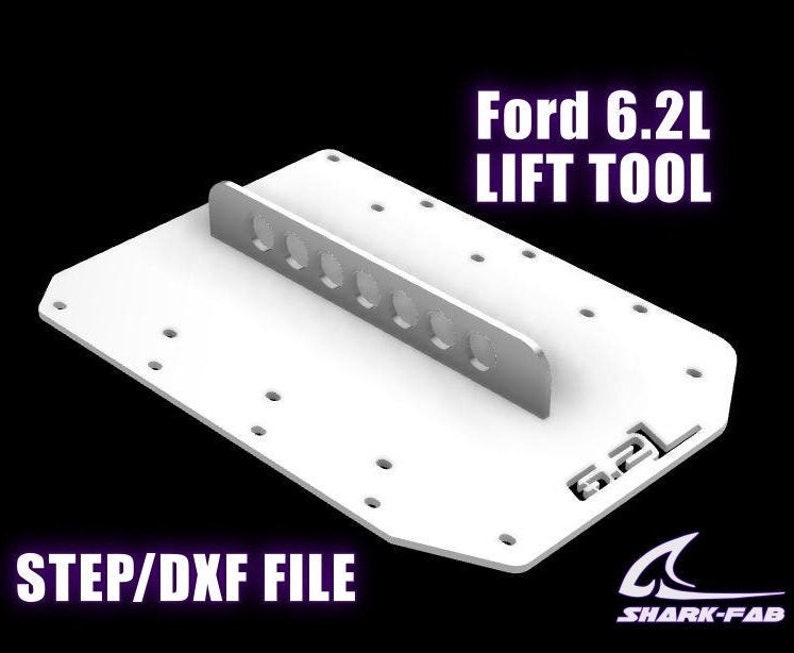 Ford 6.2L Engine Lifting Tool DXF/STEP File - Etsy
