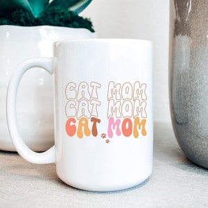 Cart Mom 15oz Coffee Mug | Cat Mama | Cat Mother | Cat Lover | Animal Rescue | Shelter Volunteer | Foster Cat | Gift Idea