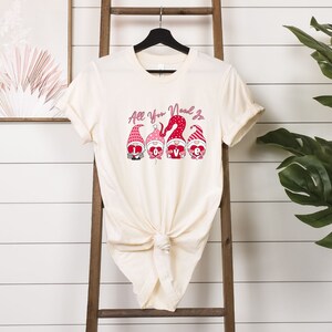 All You Need is Love Shirt | Valentines Gnome Shirt | Funny Gnome Shirt | Valentines Gift | Gnome Valentines | Cute Gnome Tee