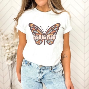 Redeemed Shirt | Faith Shirt | Psalms Shirt | Retro Christian Shirt | Bible Verse | Jesus Lover | Church Shirt | Religious Shirt
