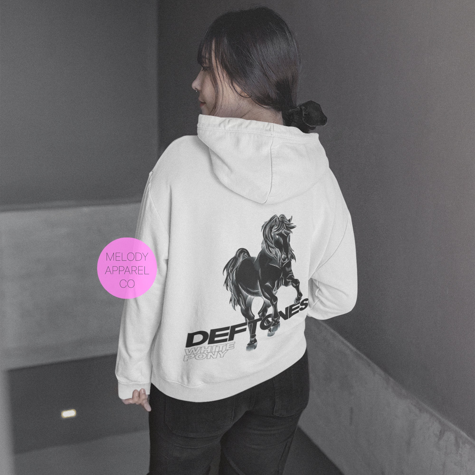 Deftones white hotsell pony hoodie
