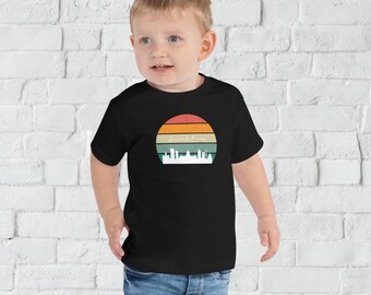 Saint Paul Skyline Toddler Short Sleeve Tshirt, Saint Paul Clothing, Minnesota Clothing, children's clothing, unisex kids tshirt