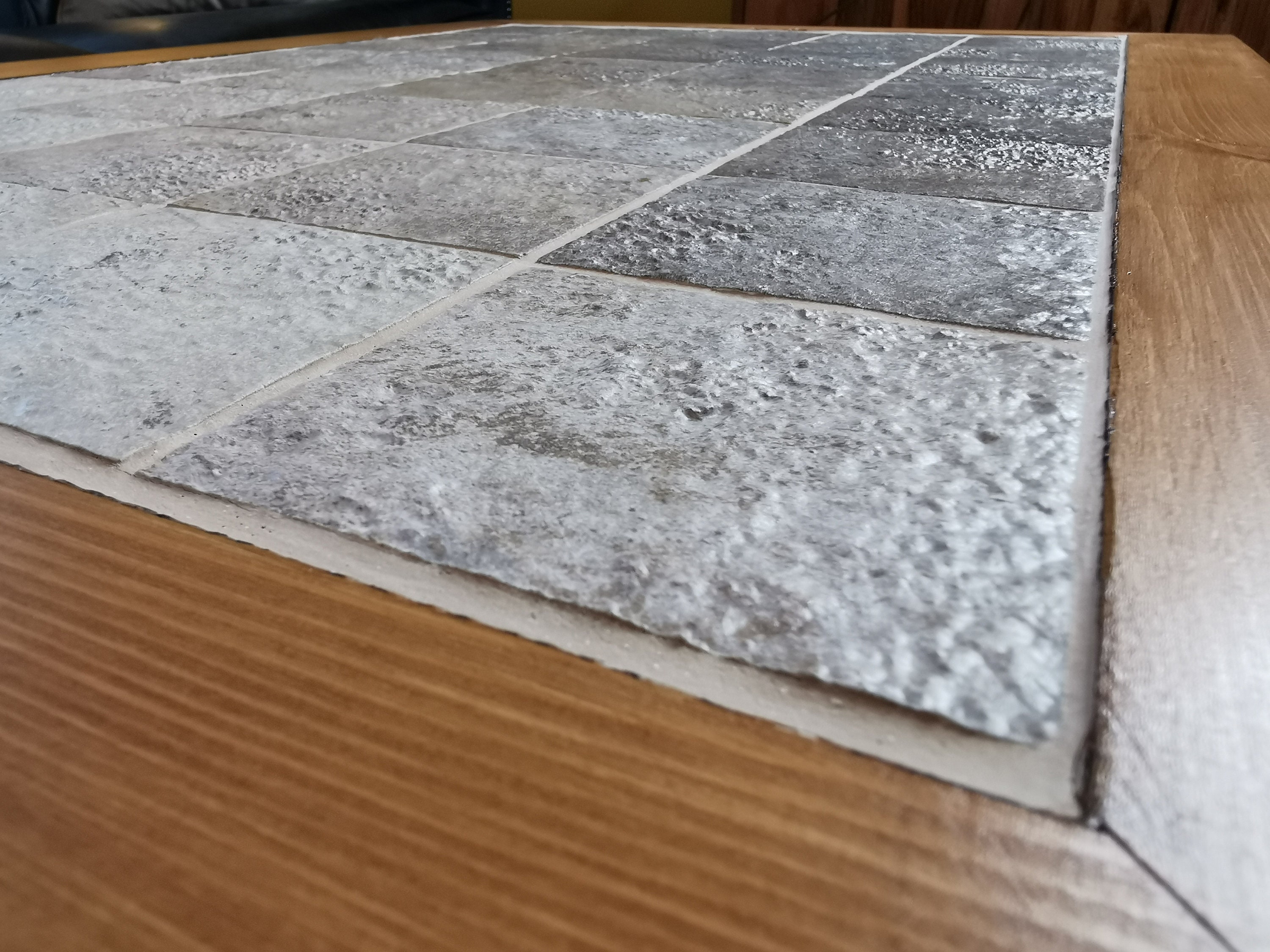 Solid Wood Ceramic Tiled Coffee Table - Etsy