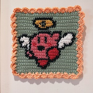 Angel Kirby Tapestry Crochet Wall Hanging Original