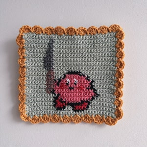 Knife Kirby Tapestry Crochet Wall Hanging Pattern
