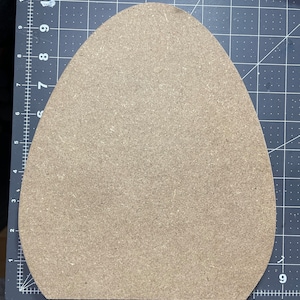 Easter Egg Unfinished MDF Cutout for DIY Decor, Spring & Easter Craft, Tall Tiered Tray Decor, Blank Wood Shape