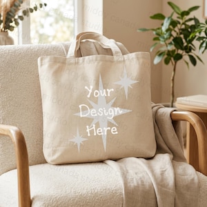 Maqueta de bolso de lona de algodón / Maqueta para vacaciones de verano / OAD113 Liberty Bags / Maqueta de bolso de compras de estilo de vida