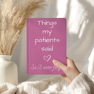 Personalized Nurse Journal: Kraft Cover, Medical Student Gift