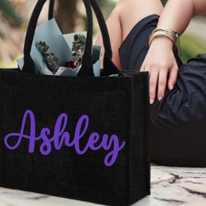 Bridesmaid Proposal Bag Unique Personalized Bridesmaid Gift Bags Custom Proposal Party Tote Chic Wedding Gift Idea Thank you Bag tote