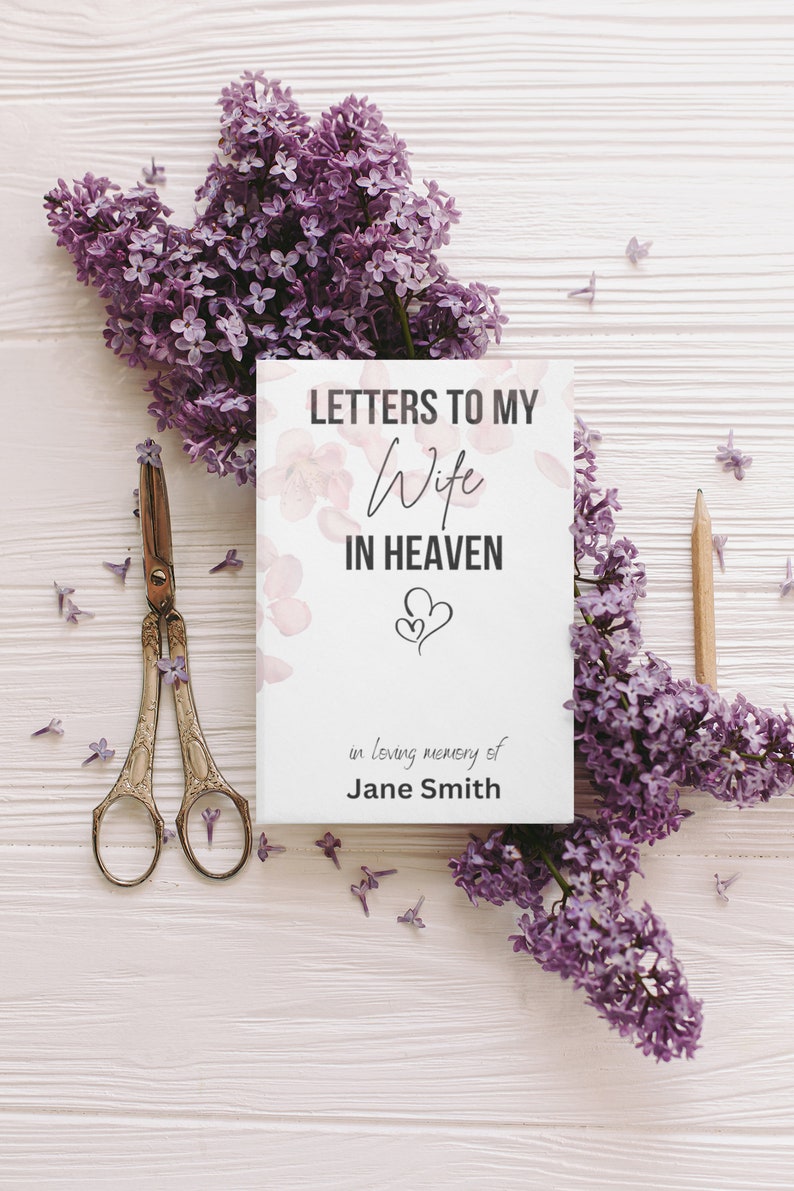 Sympathy Gift for Loss of Wife Letters to Wife Grief Journal Wife Memorial Widow Gift Memorial