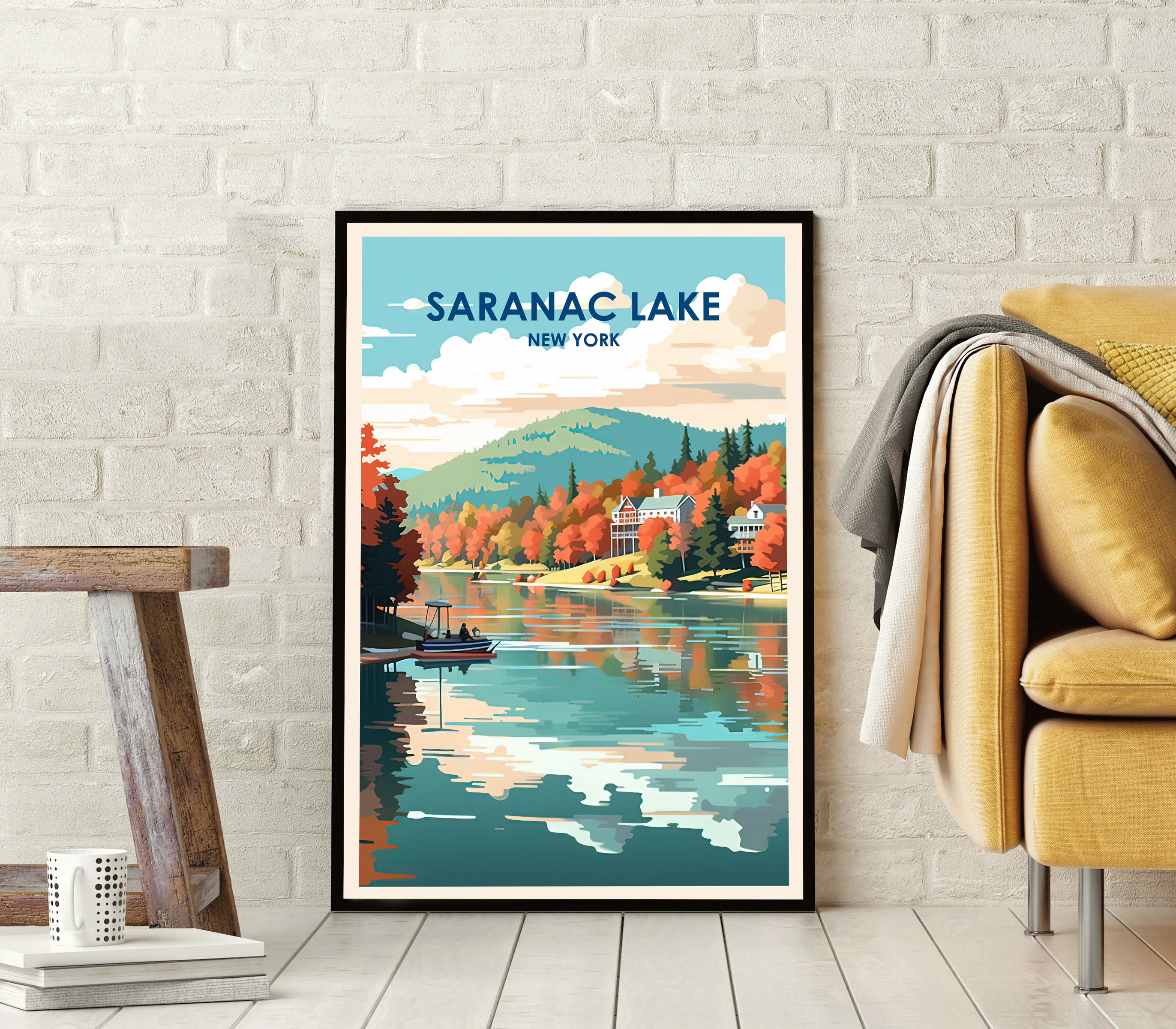 Saranac Lake Print