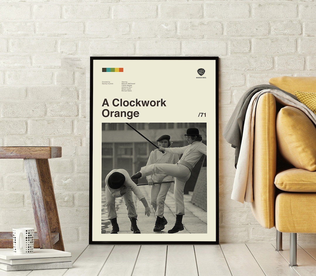 A Clockwork Orange Poster, A Clockwork Orange Print, Stanley Kubrick ...