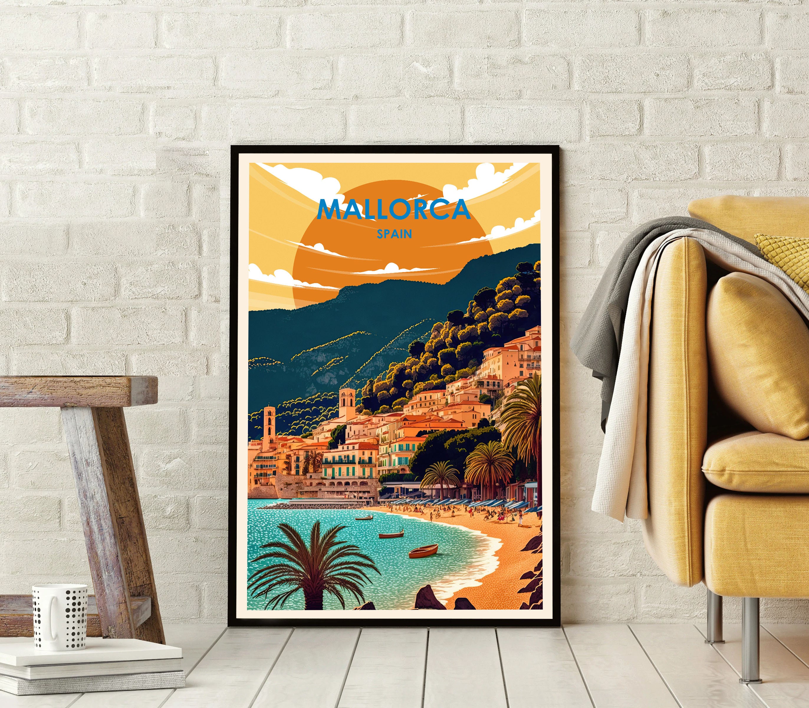 Mayorca Print Mallorca Poster | Mallorca Plakate – XWJU