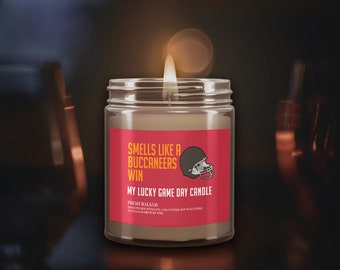 Smells Like A Buckeyes Win, Ohio State Lucky Game Day Candle, Soy Candle, Buckeyes Fan Gifts, Christmas Gifts, Football Lovers