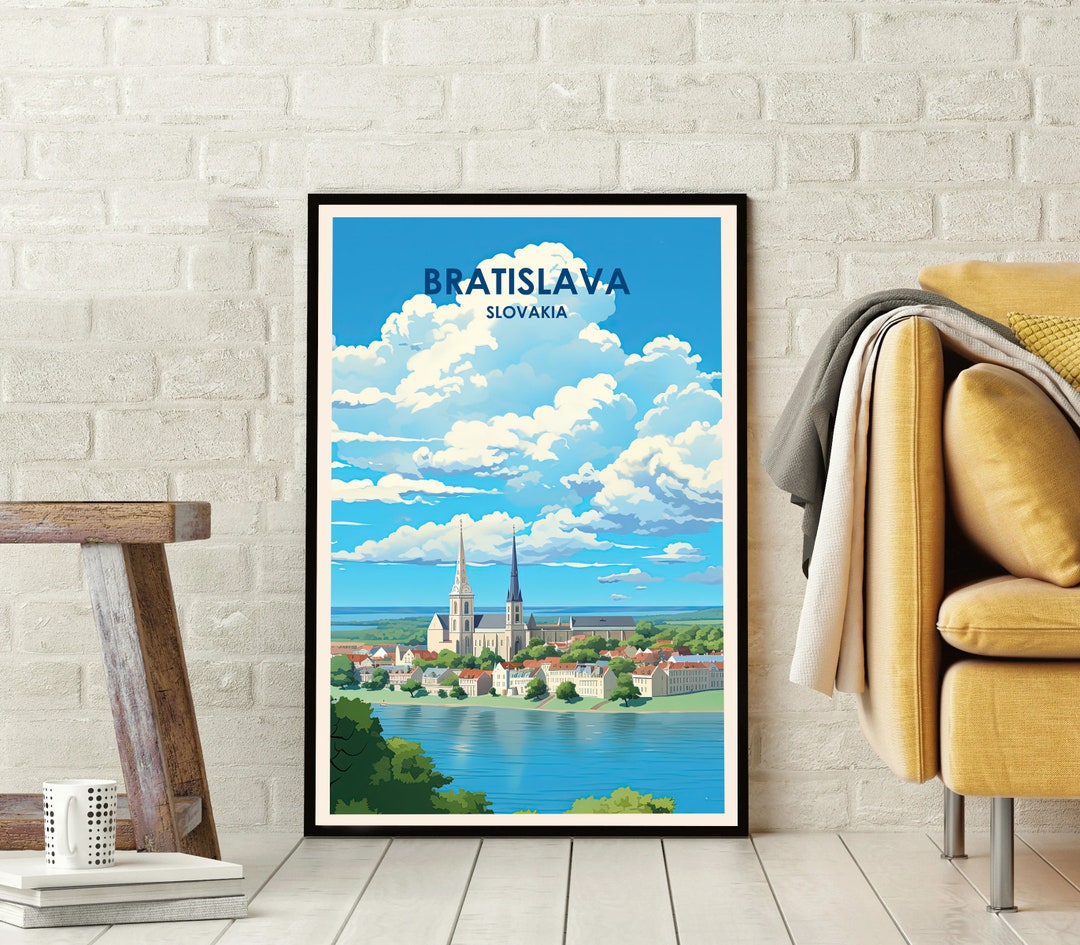 Bratislava Poster Bratislava Print Slovakia Poster Etsy