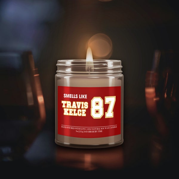 Smells Like Travis Kelce Candle Etsy