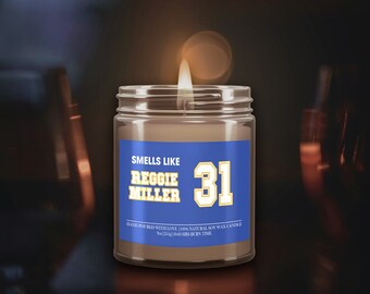 Smells Like A Reggie Miller Win Candle, Reginald Wayne Miller Candle, Indiana Pacers Gifts, Basketball  Candle, Birthday Candle, Hand Poured