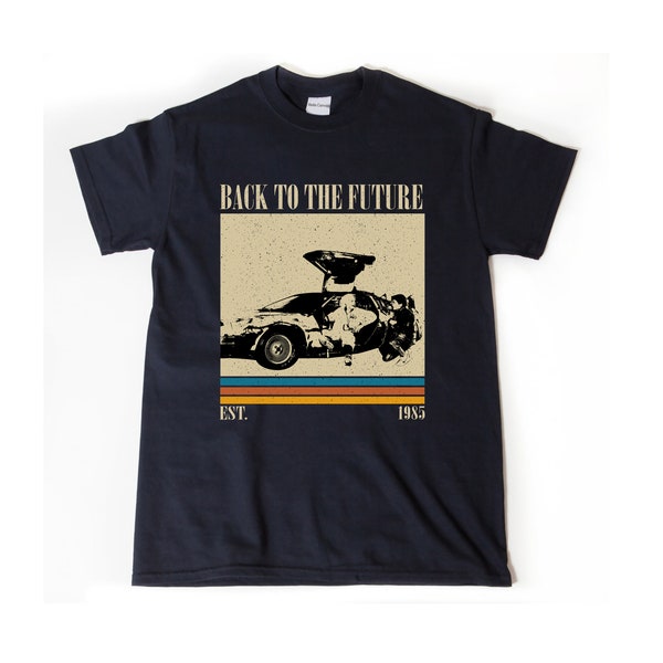 Back To The Future Men's T-Shirt - Italian Style Graphic Tee, Printed In USA - View #7