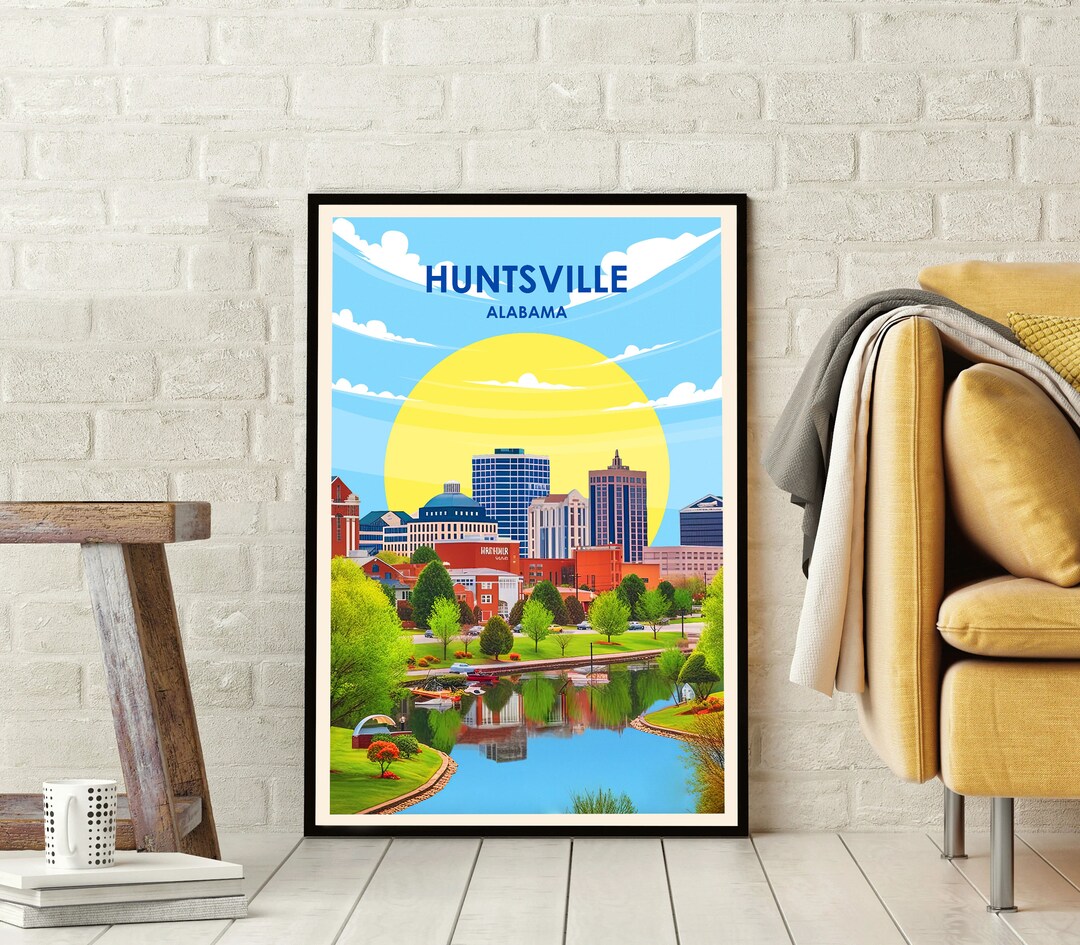 Huntsville Alabama Poster, Huntsville Poster, Huntsville Print ...
