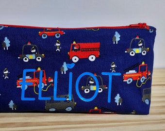 Sac à Dos Enfant Pompier En Peluche - 20 Cm, Polyester, Pliable, Pour école Maternelle Et Voyages