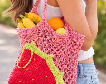 Strawberry Market Bag