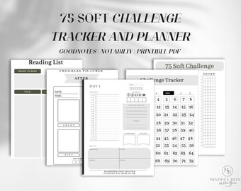75 Soft Challenge Tracker and Planner