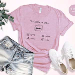 Kdrama Season Unisex T-shirt – Korean Graphic Tee, Kpop Fan Gift