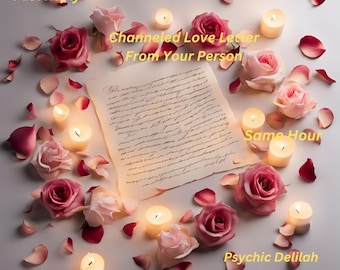 Carta de amor psíquica personalizada: mensaje canalizado (digital)