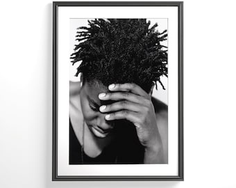 Funny Lady Portrait Bathroom Poster: 90s Toilet Humor Print (Digital Download)