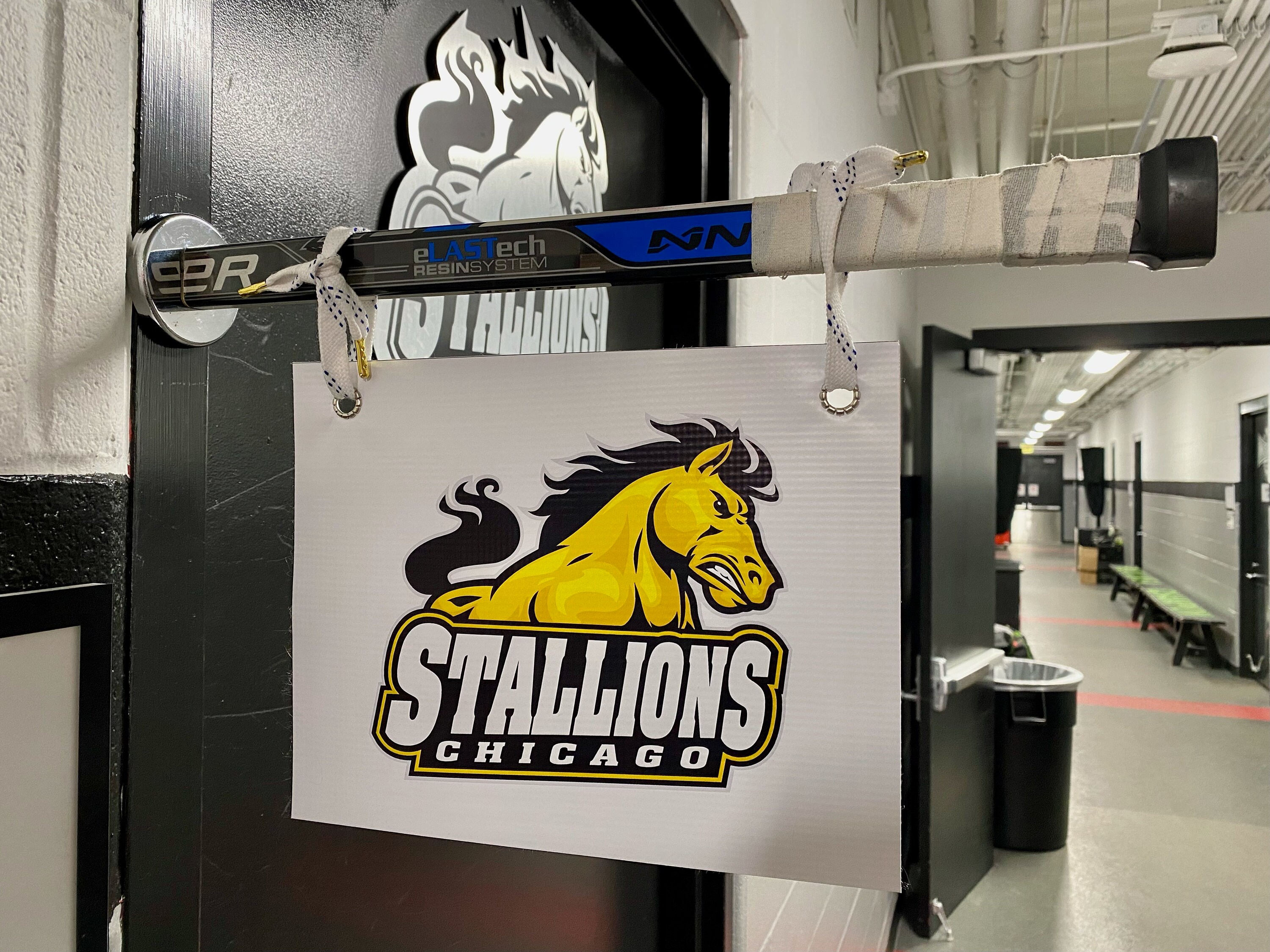 Hockey Stick Banner for Locker Rooms Etsy