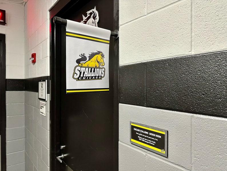 Hockey Banner for Locker Rooms Etsy