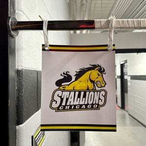 Magnetic Hockey Stick Banner for Locker Rooms