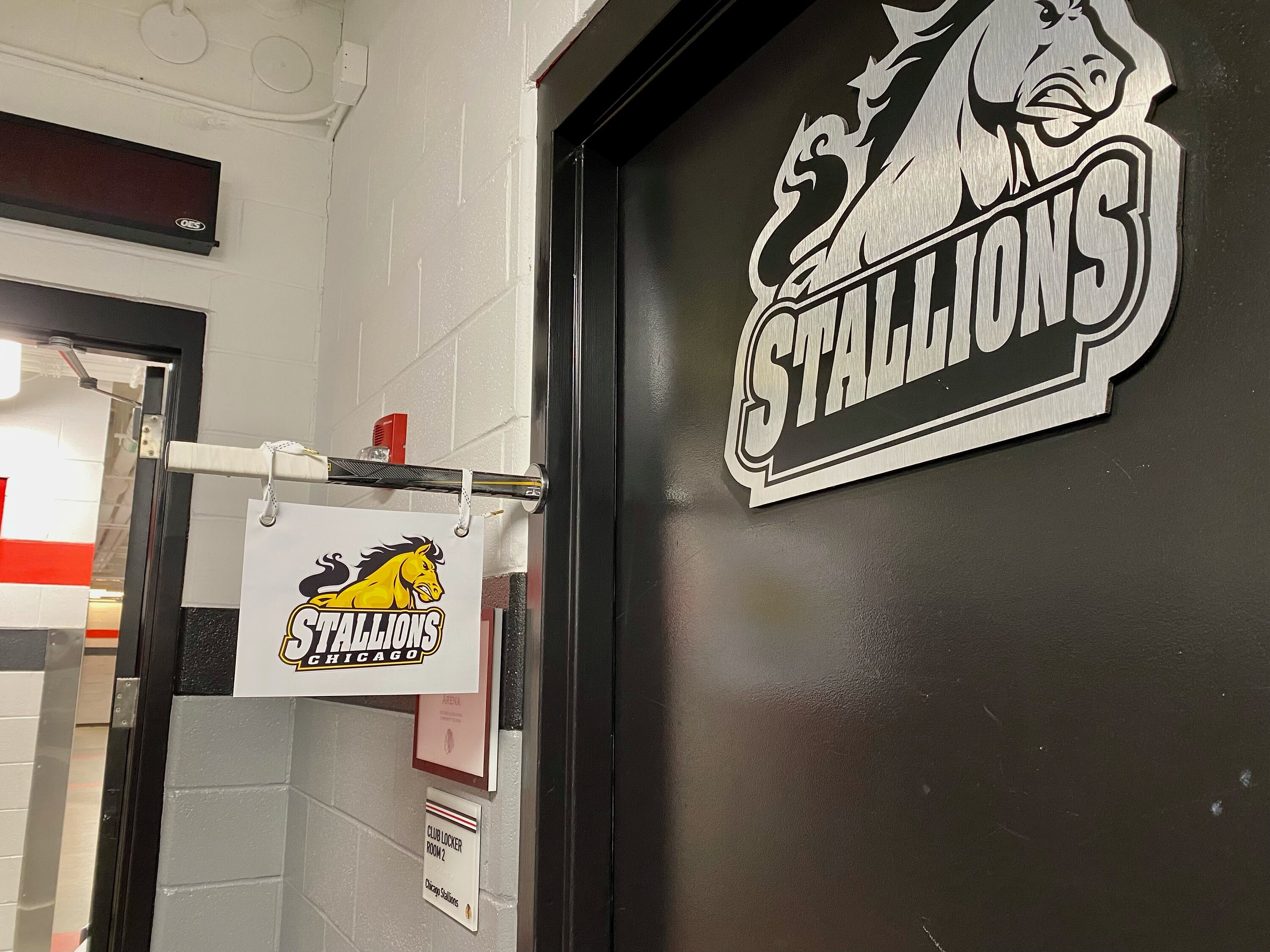 Hockey Stick Banner for Locker Rooms Etsy