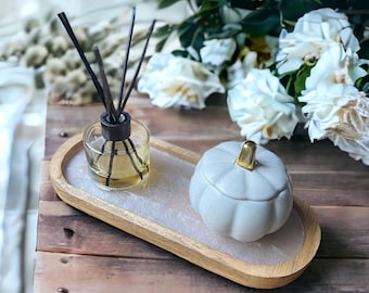 Handmade Trinket Tray | Decorative Wooden Dish | Candle Holder | Jewellery Tray | Handsoap Tray | Various Colours Available