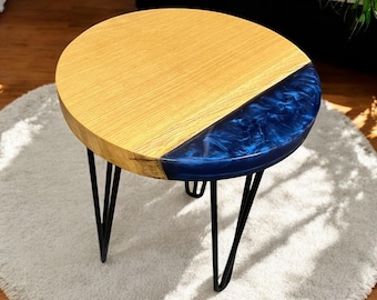 Round Bed Side Tables | Single or Pair of Small Tables | Small Coffee Tables | Handmade Decor | End Tables | Wooden Side Tables.