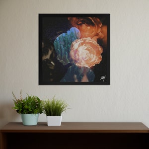 She Blossoms, Framed Art, Wall Decor [High Quality Print]
