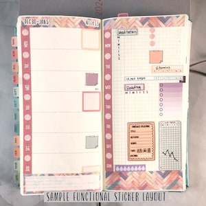 Hobonichi Weeks Linear Habit Tracker Stickers - Functional Planner or ...