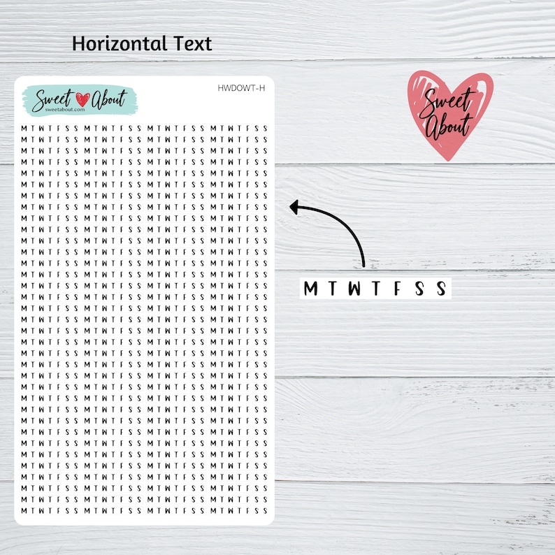 Hobonichi Weeks Simple Daily Tracker Stickers - Minimalist Functional ...