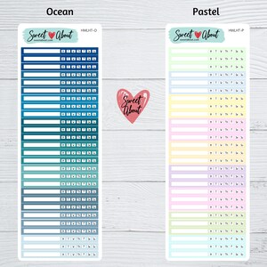 Hobonichi Weeks Linear Habit Tracker Stickers - Functional Planner or ...