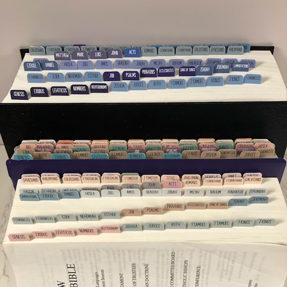 White Leather Bible Tabs, Laminated Bible Tabs For Cote DIvoire