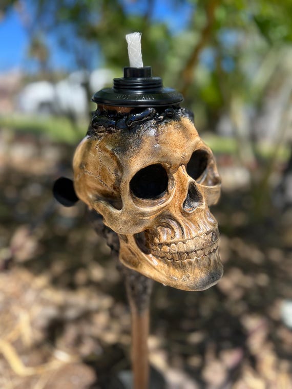 Skull Tiki Torches - Etsy