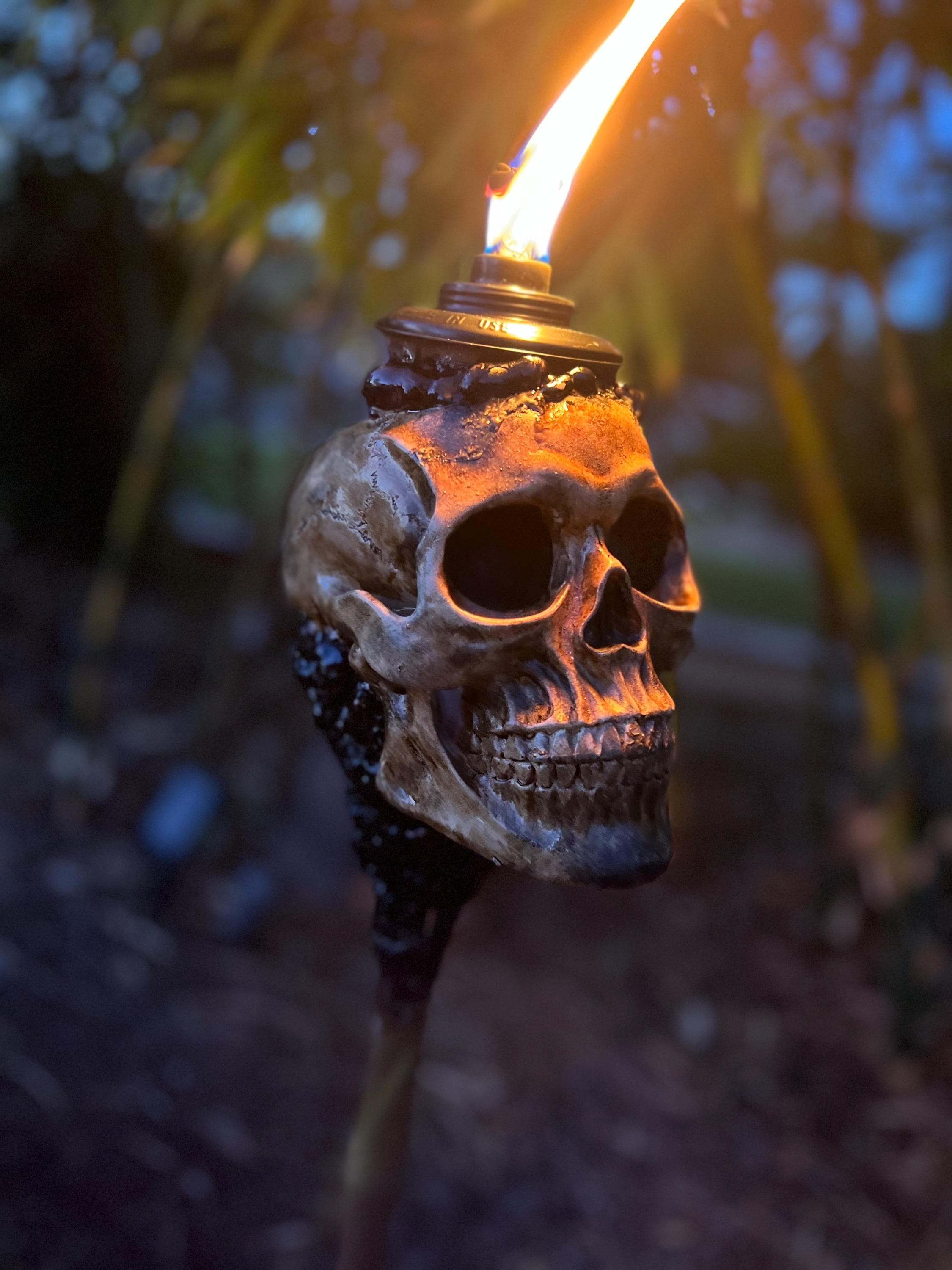 Skull Tiki Torches - Etsy
