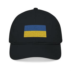 Embroidered Ukrainian Baseball Cap, Ukrainian Trident Design, Ukraine Flag Gift, Ukraine Support, Ukrainian Heritage Gift, Ukrainian Pride