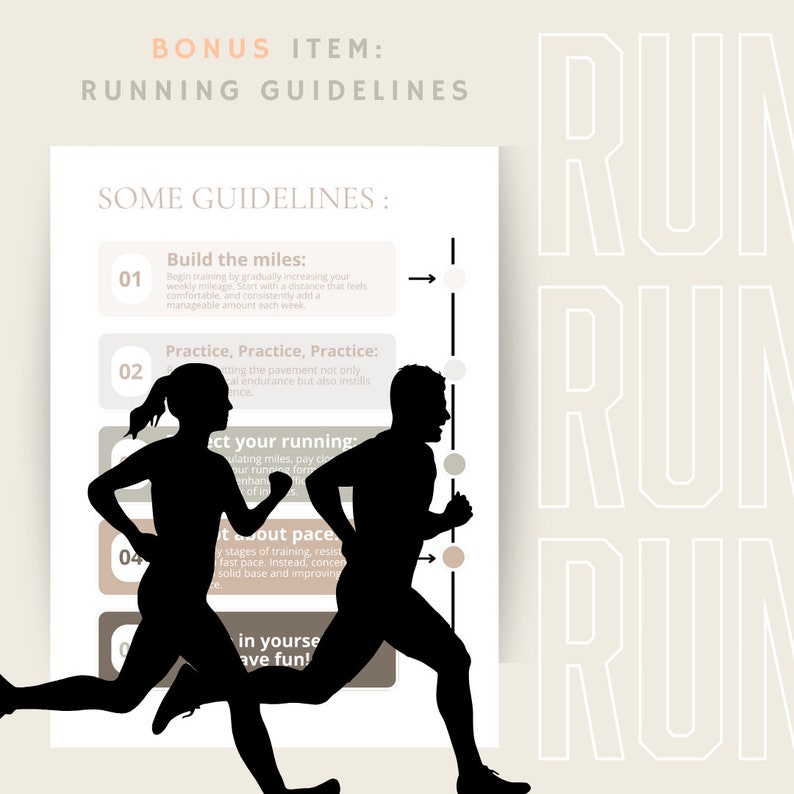 25, 50 & 100 Mile Challenge Bundle and Tracker, Fitness Planner ...