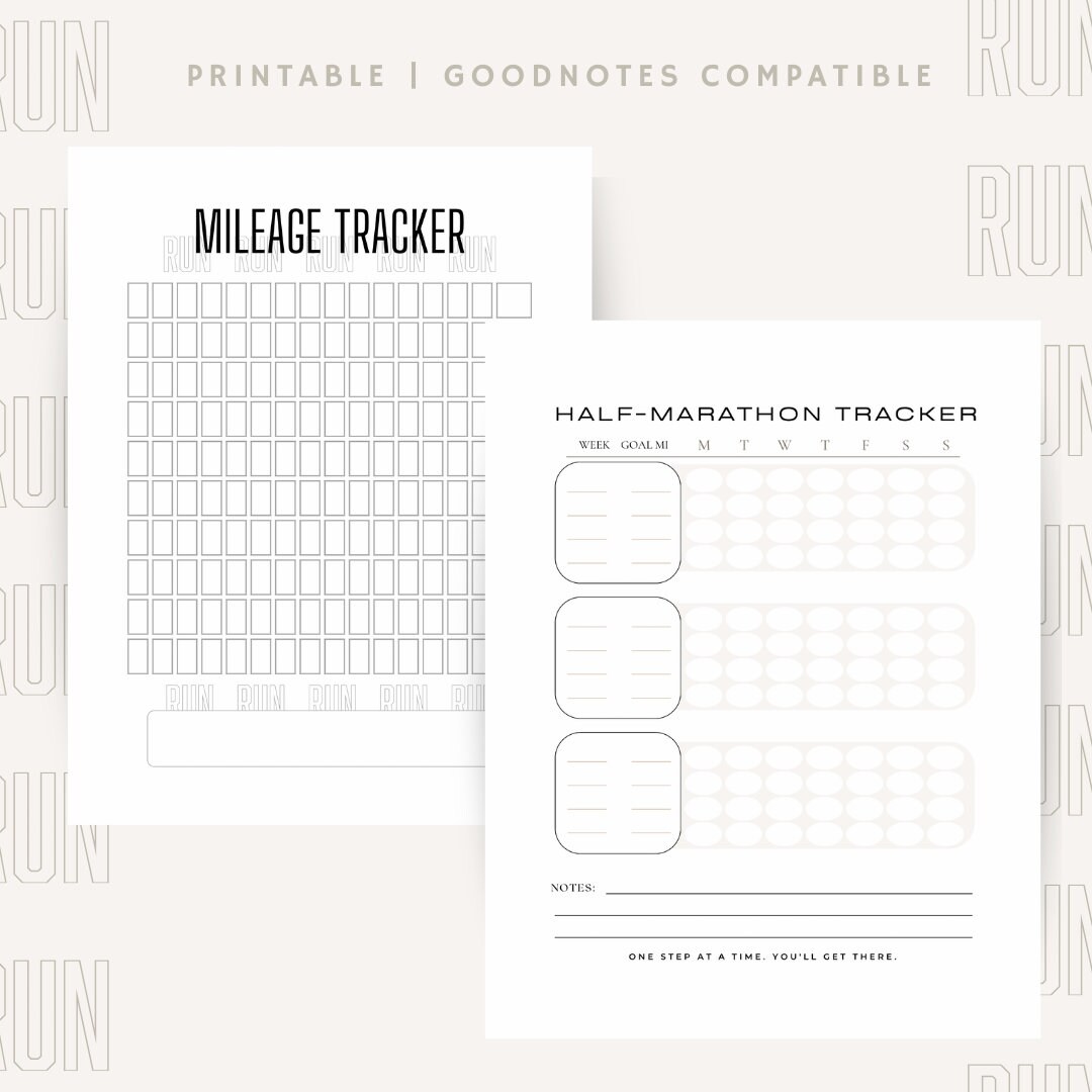 The Ultimate Running Journal, Fitness Planner, Exercise Log, Track