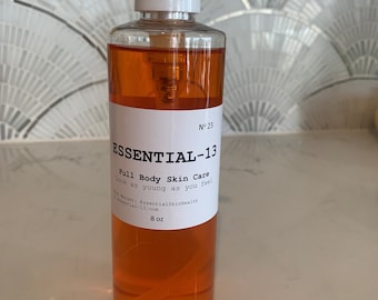 Essential-13 - A Perfect Blend of Antioxidants, Essential Oils and Vitamins for Beautiful Healthy Skin (8oz) - Amazing anti-aging results