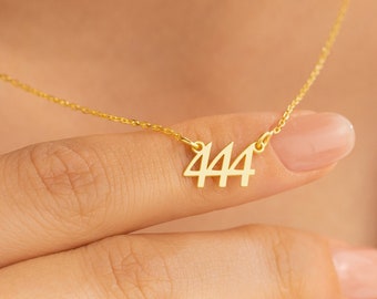 Custom Angel Number 925 Sterling Silver Necklace: Lucky Number Gift